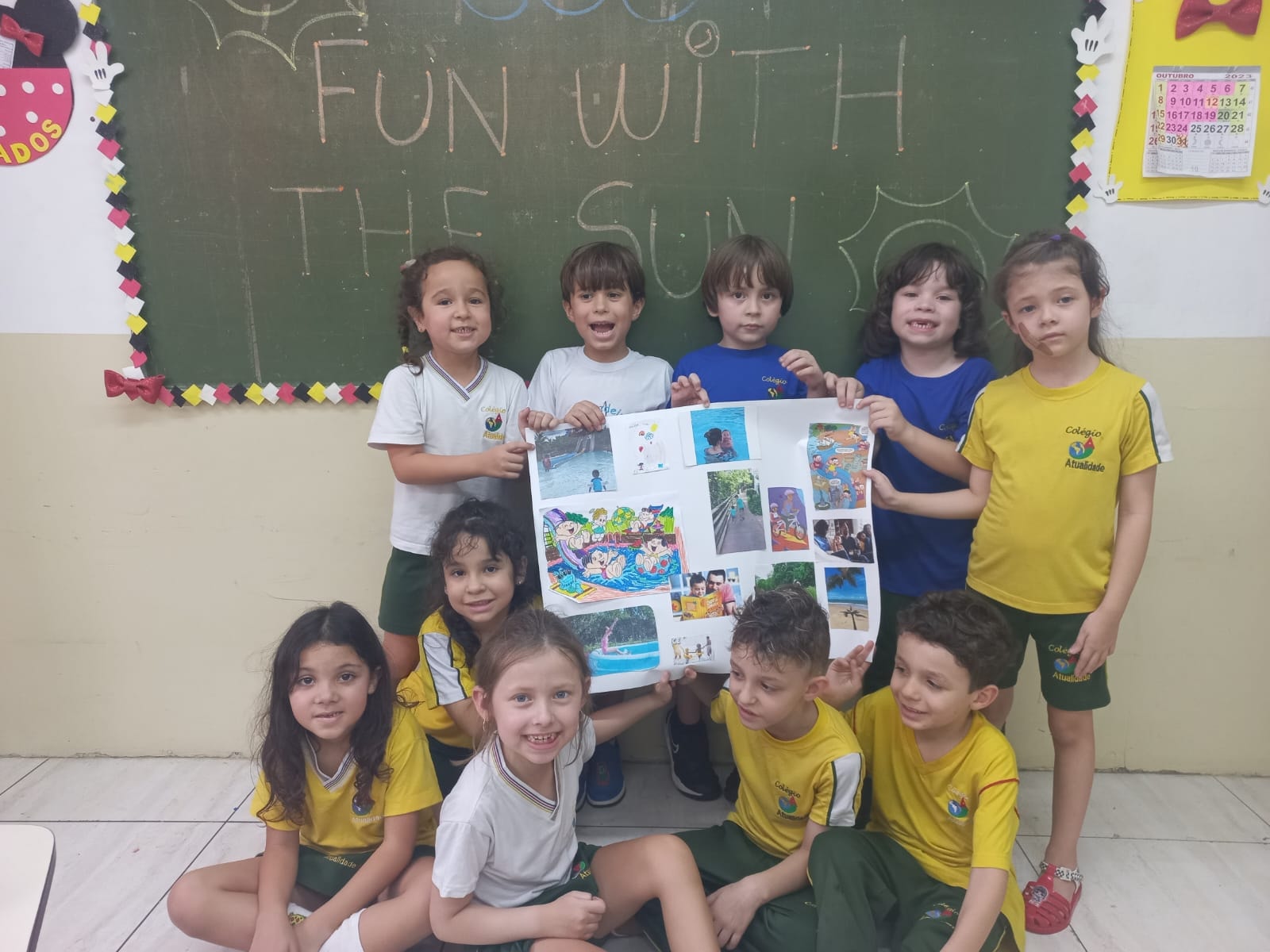 Alunos do Ensino Fundamental I do Colégio Atualidade
